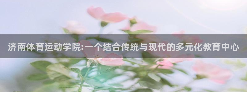 海南yy易游官网下载发展怎么样：济南体育运动学院:一个结合传