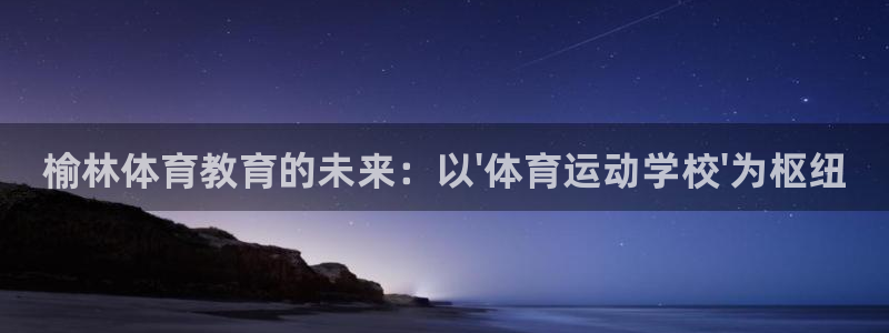 yy易游官网下载招商：榆林体育教育的未来：以\'体育运动学校